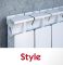 Біметалевий радіатор Global Style 350/80